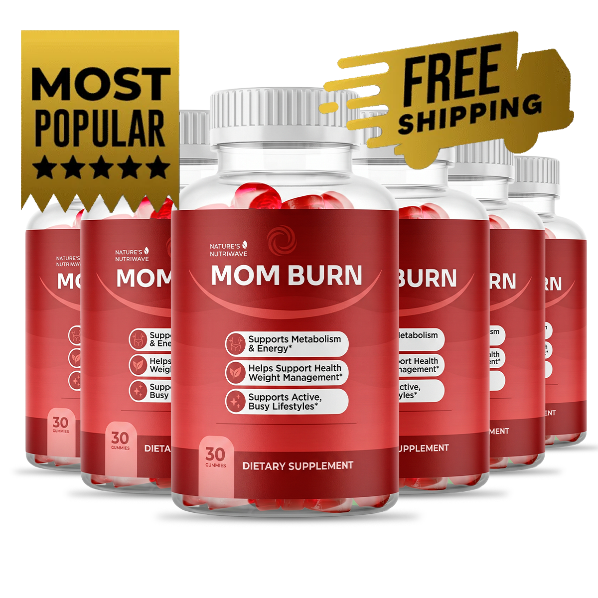 MomBurn 6 bottle official bundle